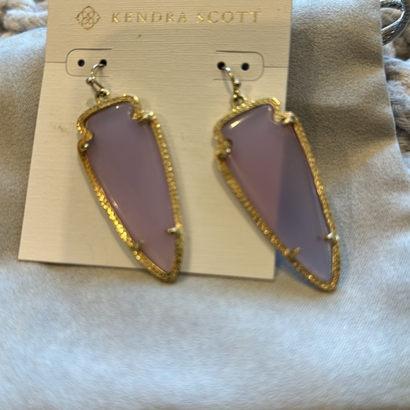 Kendra Scott Skylar lilac and gold - Picture 4 of 4